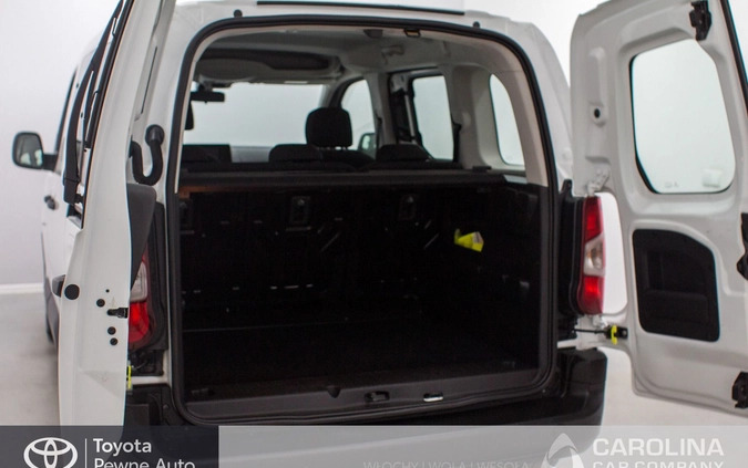Toyota Proace City Verso cena 98000 przebieg: 68998, rok produkcji 2021 z Ziębice małe 92